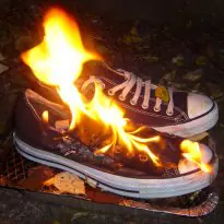 Converse Chucks ox lit up